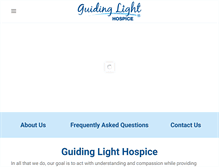 Tablet Screenshot of guidinghospice.com